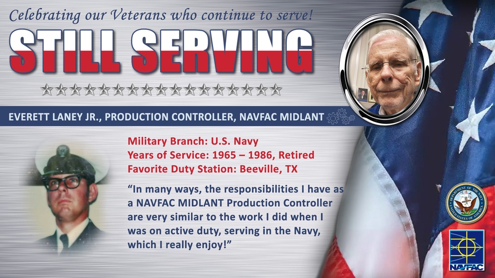 NAVFAC MIDLANT Recognizes its Civilian Workforce of Military Veterans who are &quot;STILL SERVING&quot;