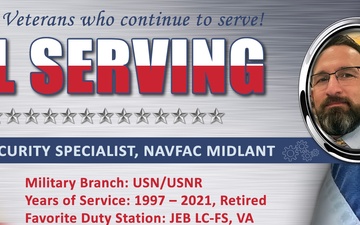 NAVFAC MIDLANT Recognizes its Civilian Workforce of Military Veterans who are &quot;STILL SERVING&quot;