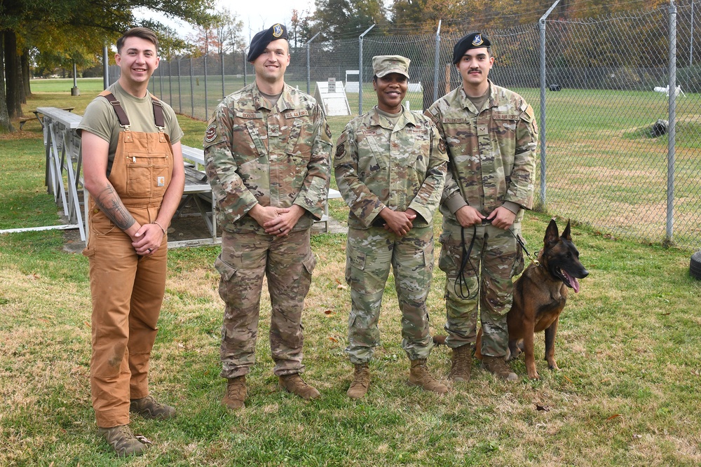 459th MSG Commander Participates in Security Forces Training