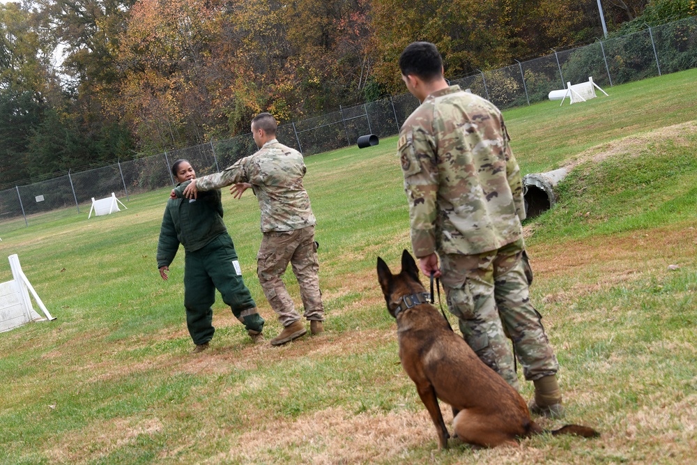 459th MSG Commander Participates in Security Forces Training