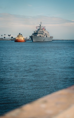 USS MARINETTE (LCS 25) Arrives in Mayport