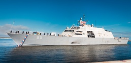 USS MARINETTE (LCS 25) Arrives in Mayport