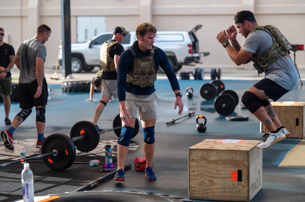 Explosive Ordnance Disposal Memorial Workout 2023 held at Patrick SFB