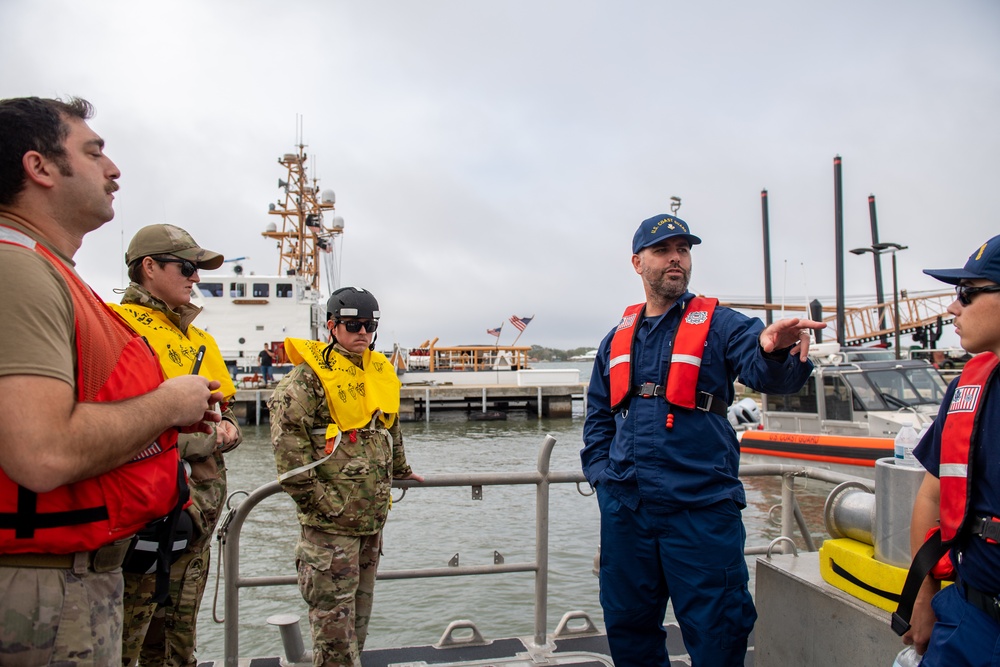 Air Force, Coast Guard partner for rescue exercise