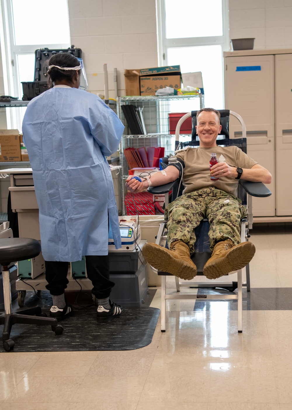 Recruit Training Command volunteers turn out for ASBP Blood Drive