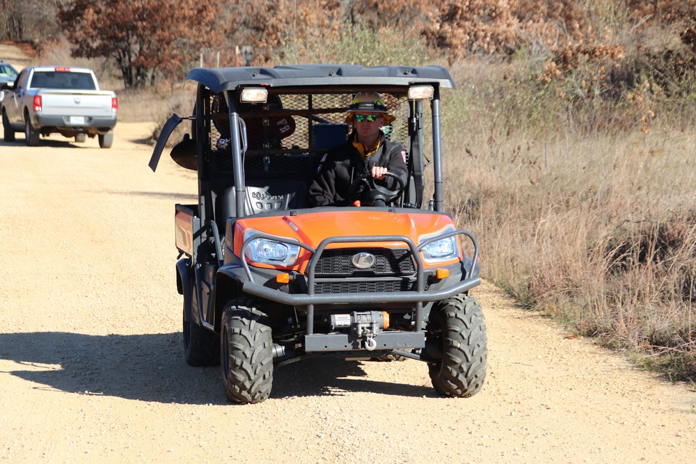 Fort McCoy prescribed burn team manages mid-November prescribed burn at installation