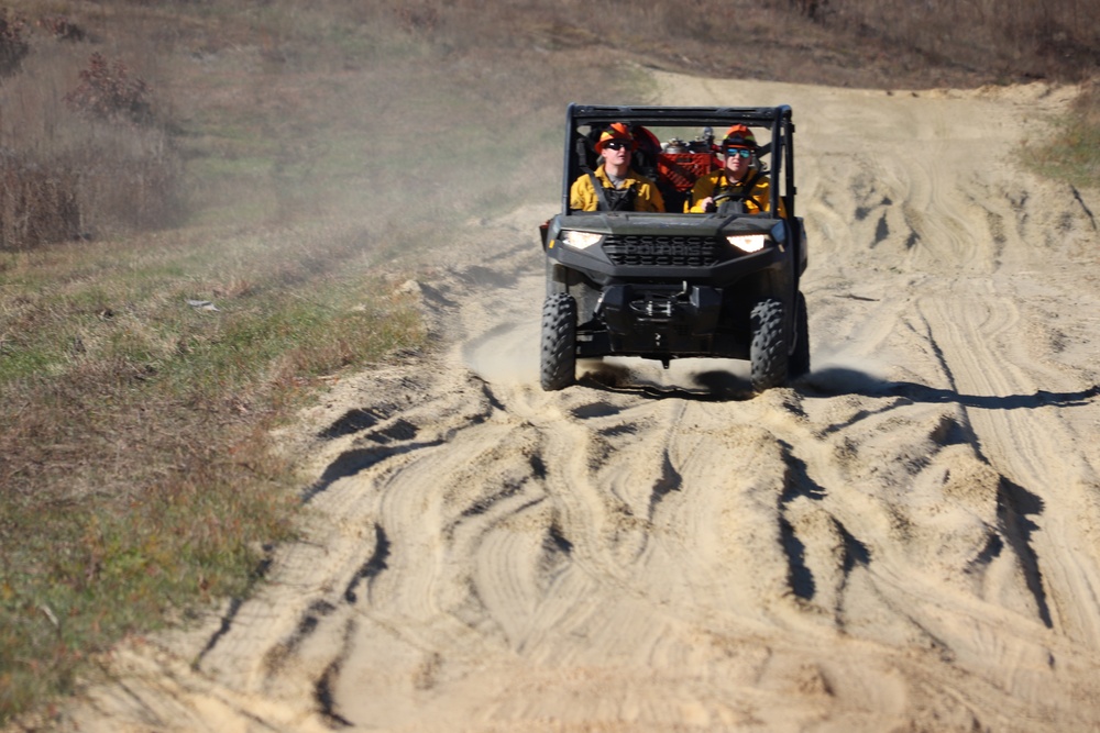 Fort McCoy prescribed burn team manages mid-November prescribed burn at installation
