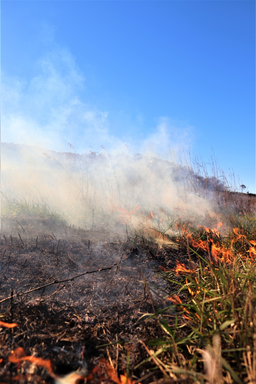 Fort McCoy prescribed burn team manages mid-November prescribed burn at installation