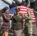 The 8th Military Police Brigade’s Accountable Property Officer, Chief Warrant Officer 2 Johannis Parris promotes to the rank of Chief Warrant Officer 3