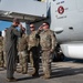 Photo of 116th Maintenance Group members receiving coins for outstanding work