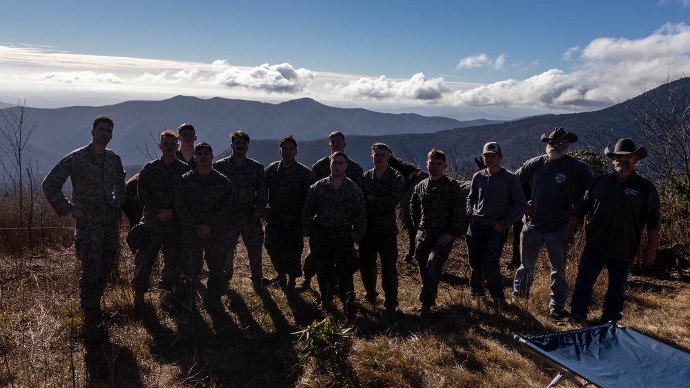 2nd Marine Logistics Group Participates in a Mule Packing Course