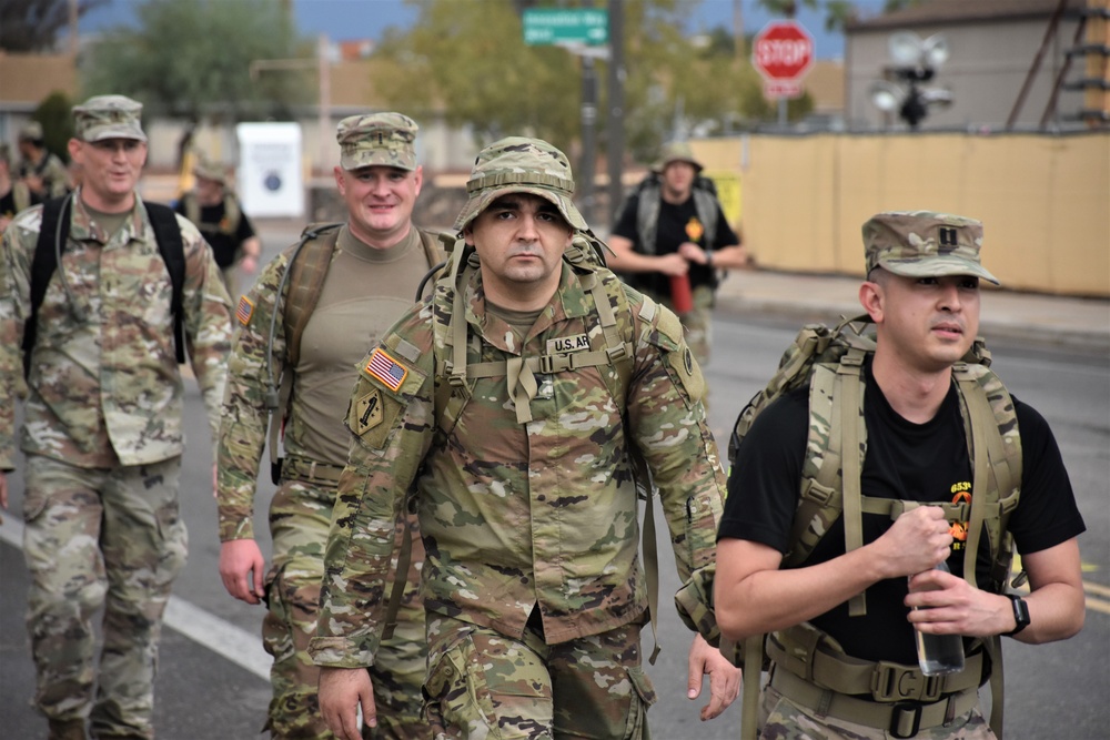 653rd RSG conducts charity ruck march for House of Refuge