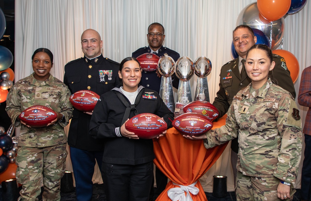 4th Infantry Division Participates in the Denver Broncos' Salute to Service 2023