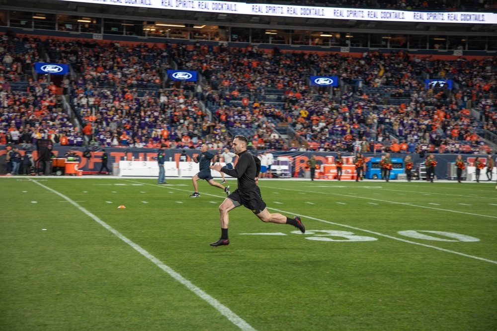 4th Infantry Division Participates in the Denver Broncos' Salute to Service 2023