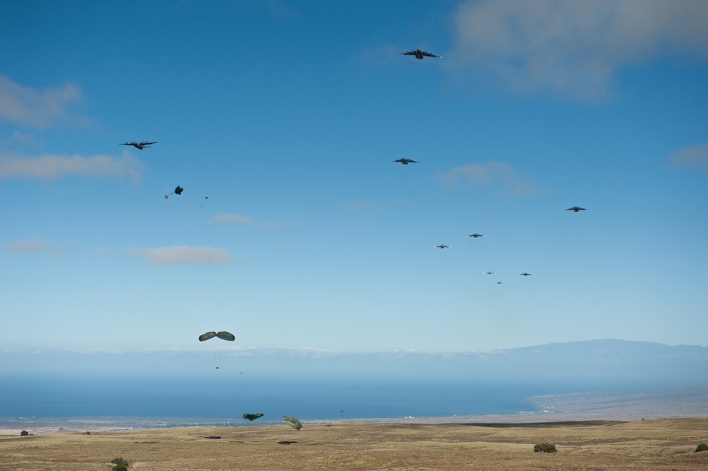 JPMRC 24-1 Joint Forces Bradshaw Army Airfield Airdrop