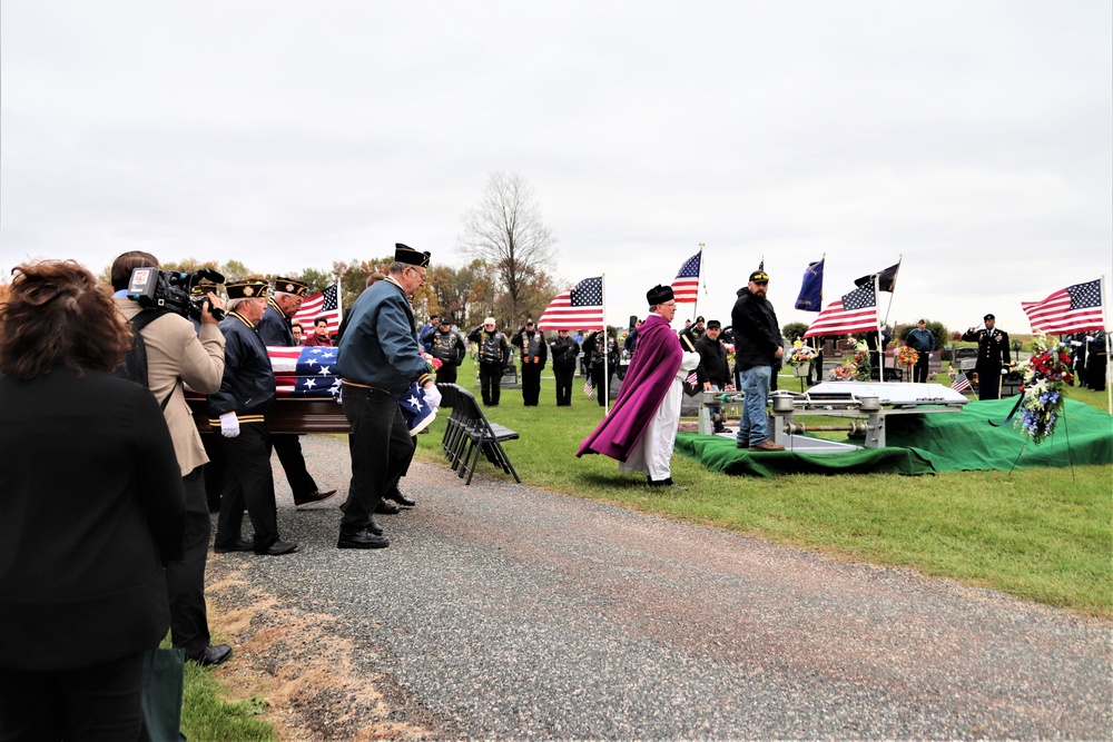 Korean War hero laid to rest in return to Wisconsin hometown after 73 years