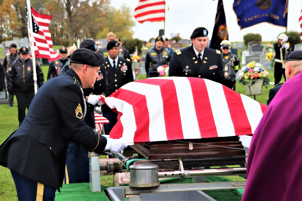 Korean War hero laid to rest in return to Wisconsin hometown after 73 years