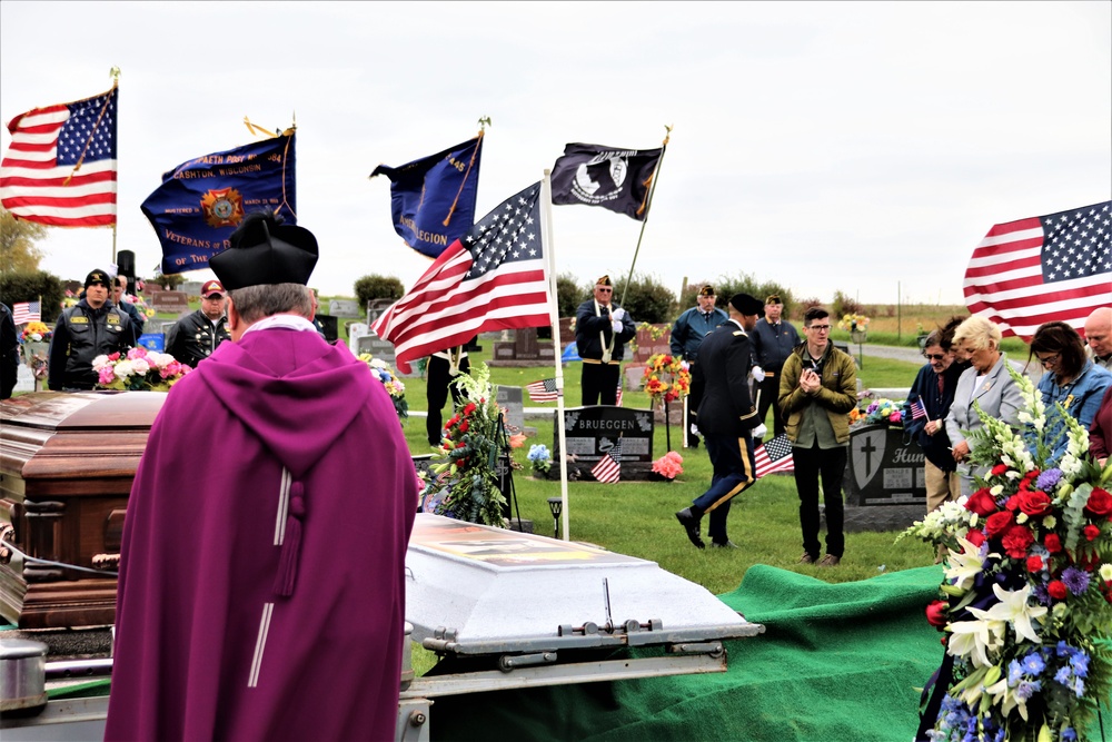 Korean War hero laid to rest in return to Wisconsin hometown after 73 years