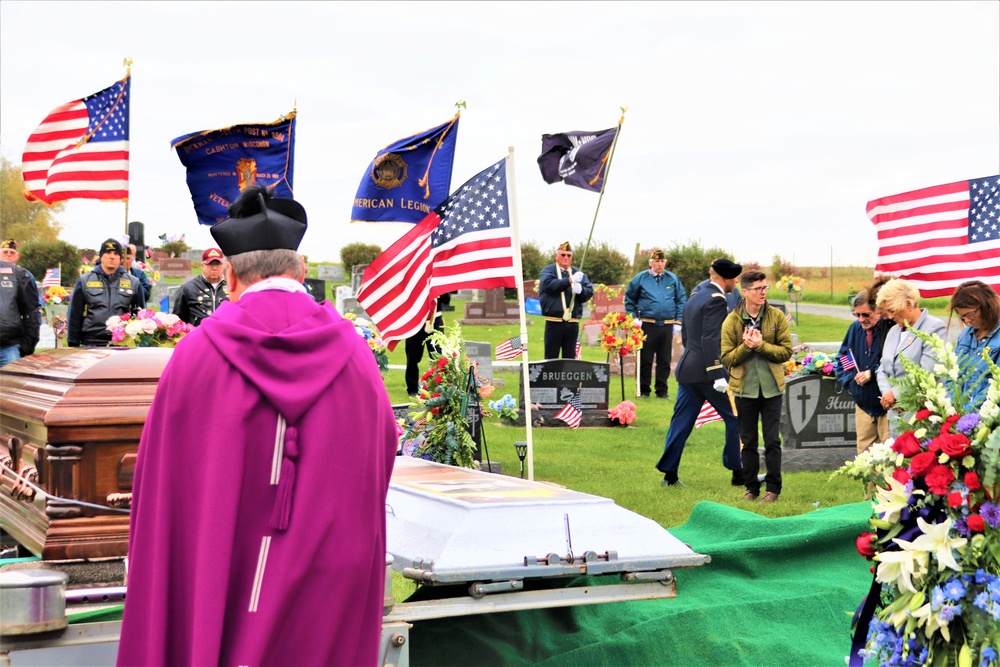 Korean War hero laid to rest in return to Wisconsin hometown after 73 years