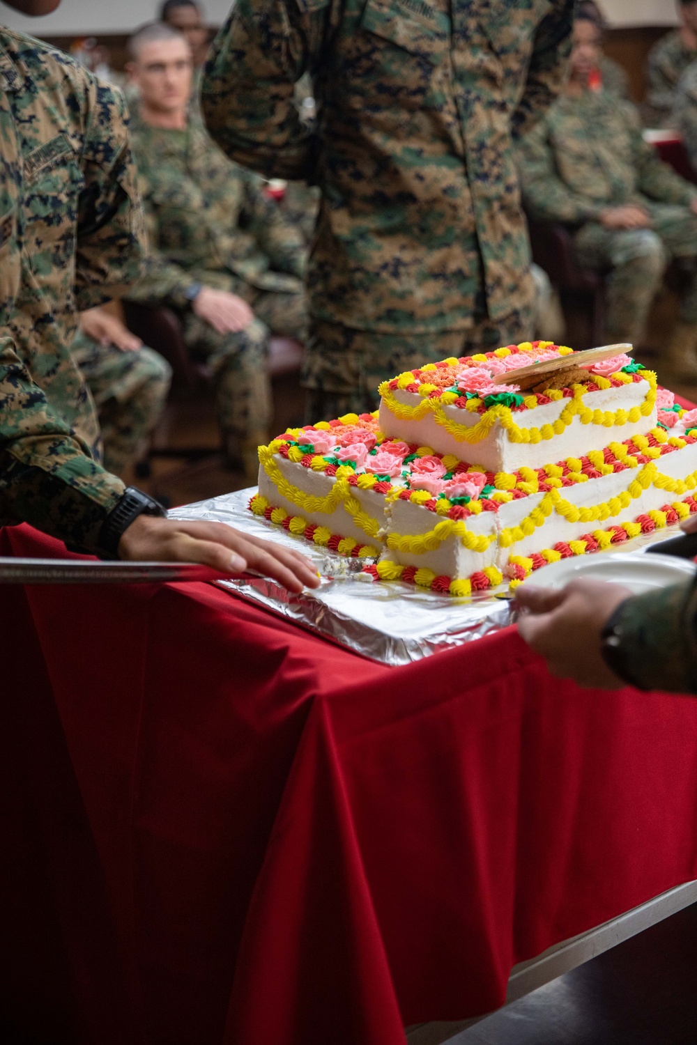 Keeping Tradition: U.S. Marines celebrate the 248th Birthday Marine Corps