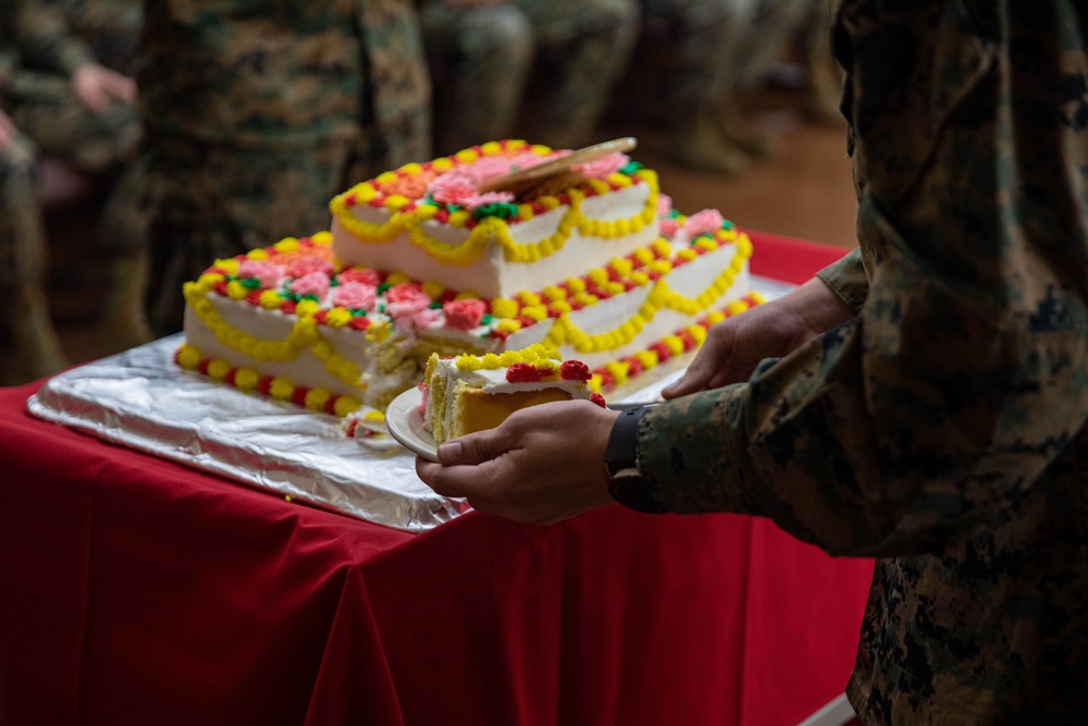 Keeping Tradition: U.S. Marines celebrate the 248th Birthday Marine Corps