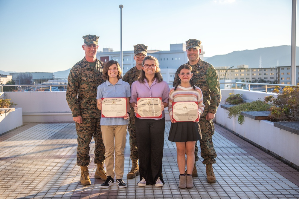 MCAS Iwakuni Youth Soccer Coaches Receive Community Impact Awards