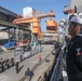 Sailors aboard the USS Rafael Peralta (DDG 115) conduct a Sea and Anchor detail in Donghae, South Korea