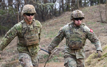 Competitors embark on day three of the 2023 Eighth Army Best Medic Competition