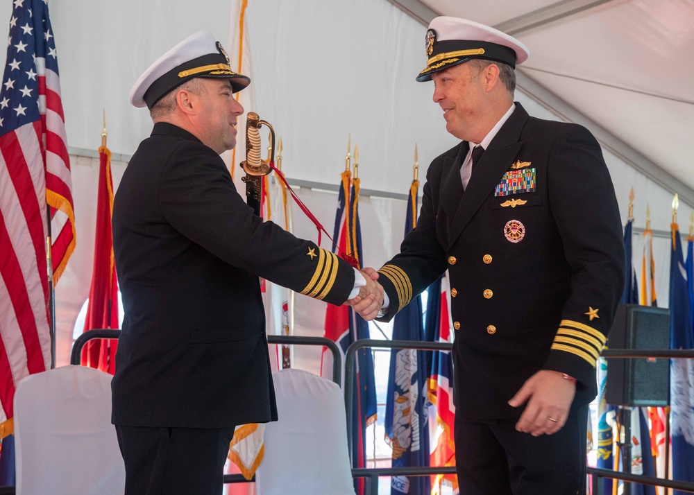 USS Higgins (DDG 76) Change of Command Ceremony