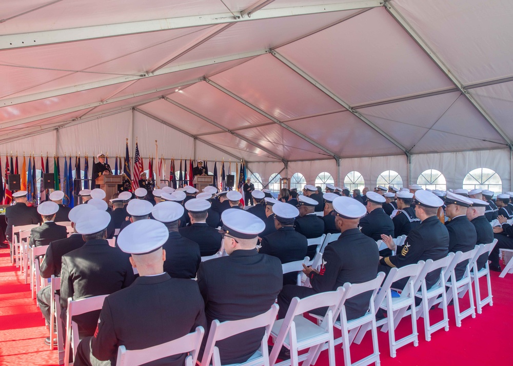 USS Higgins (DDG 76) Change of Command Ceremony