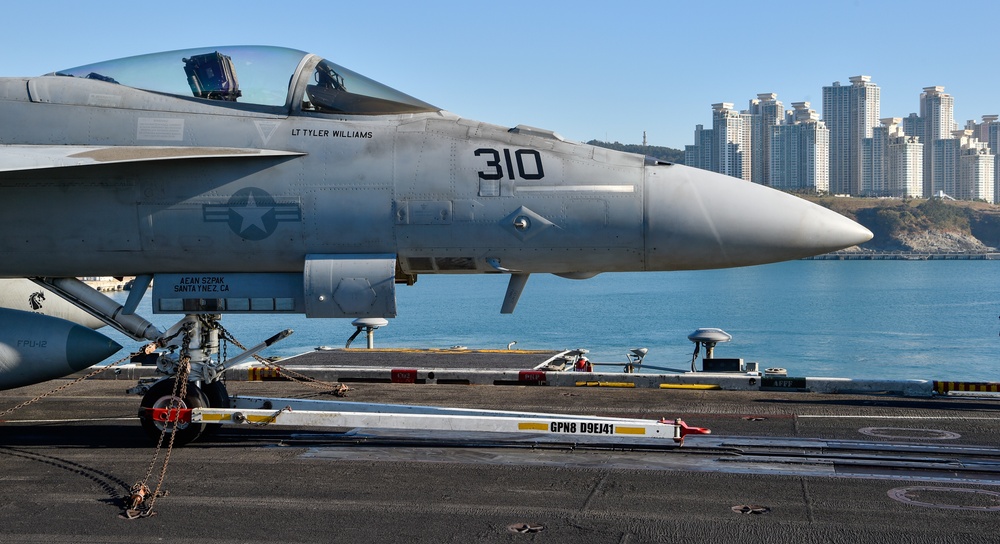 USS Carl Vinson (CVN 70) Visits Busan, Republic of Korea