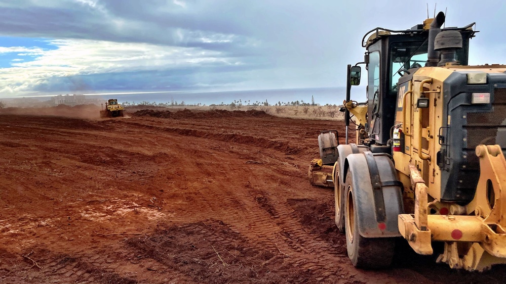 Preparing temporary elementary school site