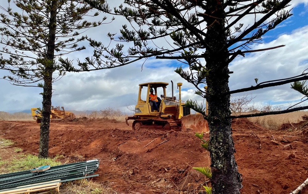 Preparing temporary elementary school site