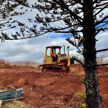 Preparing temporary elementary school site