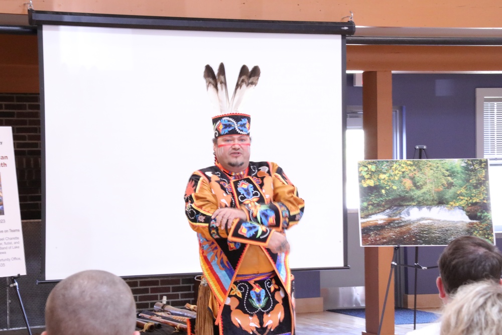 Fort McCoy holds Native American Heritage Month observance with special guest from Red Cliff Band of Lake Superior Chippewa