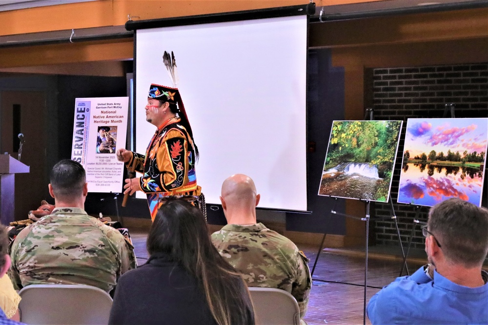 Fort McCoy holds Native American Heritage Month observance with special guest from Red Cliff Band of Lake Superior Chippewa