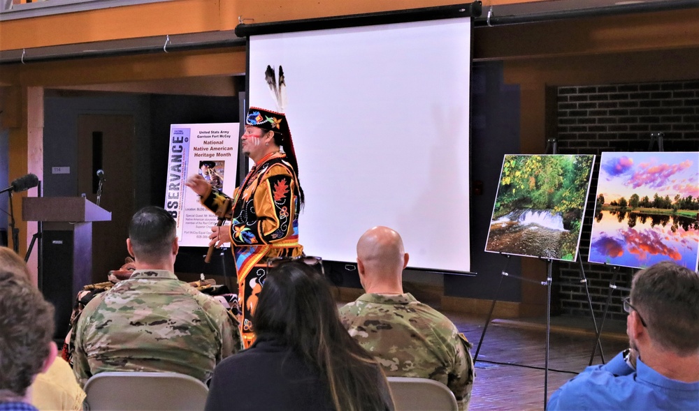 Fort McCoy holds Native American Heritage Month observance with special guest from Red Cliff Band of Lake Superior Chippewa