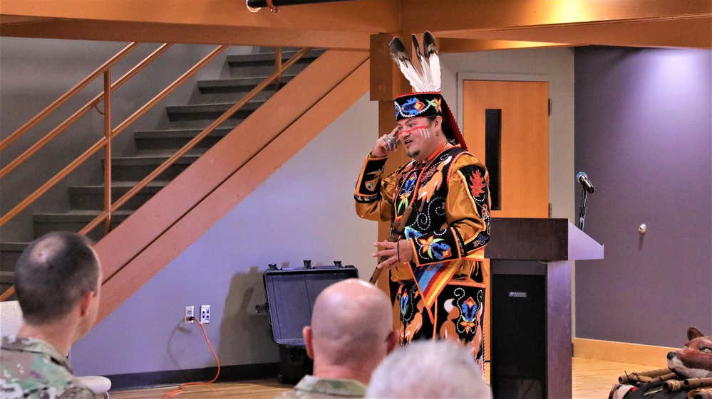 Fort McCoy holds Native American Heritage Month observance with special guest from Red Cliff Band of Lake Superior Chippewa