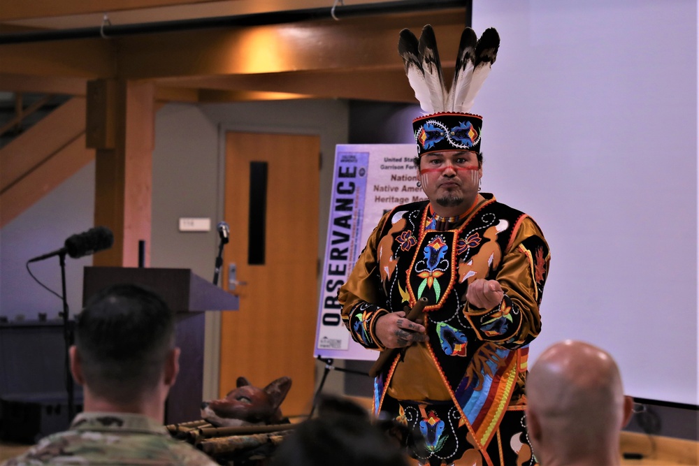 Fort McCoy holds Native American Heritage Month observance with special guest from Red Cliff Band of Lake Superior Chippewa