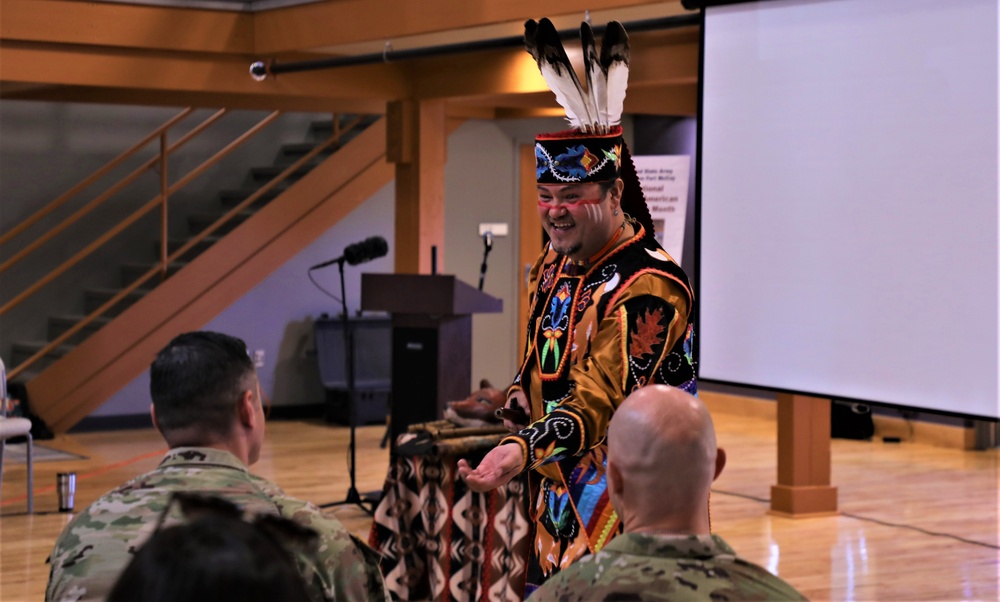 Fort McCoy holds Native American Heritage Month observance with special guest from Red Cliff Band of Lake Superior Chippewa