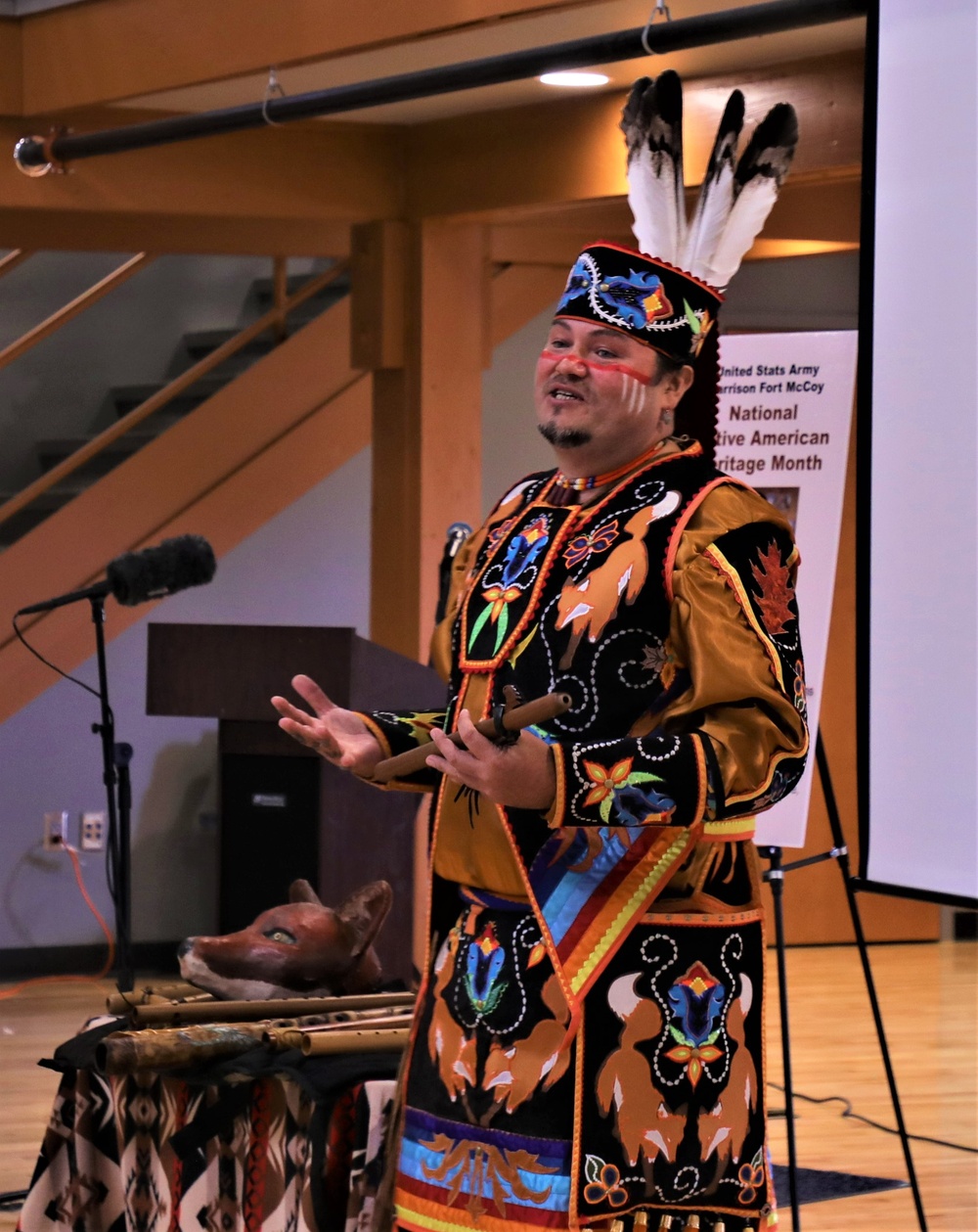 Fort McCoy holds Native American Heritage Month observance with special guest from Red Cliff Band of Lake Superior Chippewa