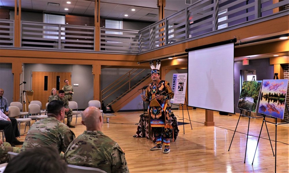 Fort McCoy holds Native American Heritage Month observance with special guest from Red Cliff Band of Lake Superior Chippewa