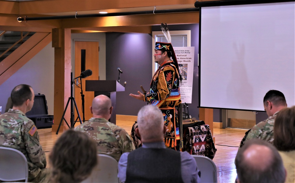 Fort McCoy holds Native American Heritage Month observance with special guest from Red Cliff Band of Lake Superior Chippewa