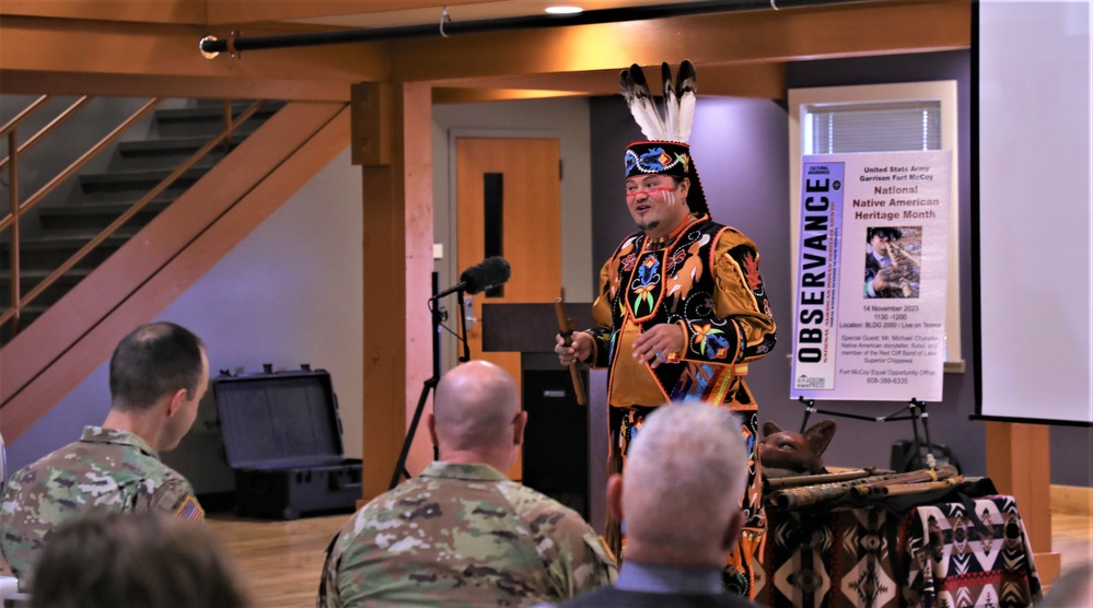 Fort McCoy holds Native American Heritage Month observance with special guest from Red Cliff Band of Lake Superior Chippewa