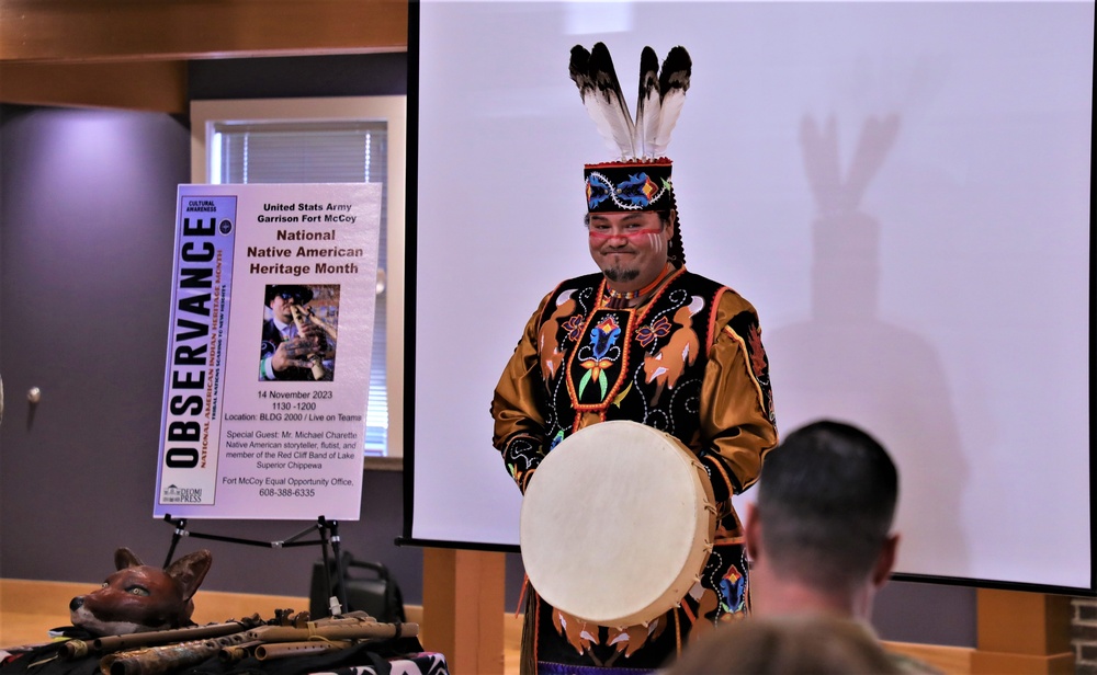 Fort McCoy holds Native American Heritage Month observance with special guest from Red Cliff Band of Lake Superior Chippewa