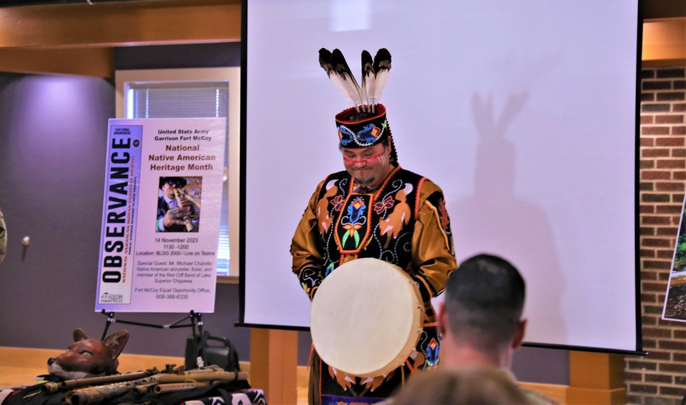 Fort McCoy holds Native American Heritage Month observance with special guest from Red Cliff Band of Lake Superior Chippewa