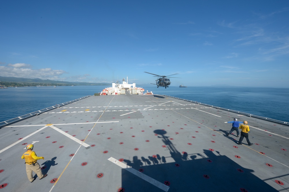 Pacific Partnership 2024-1: Flight Operations Aboard USNS Mercy Nov. 21