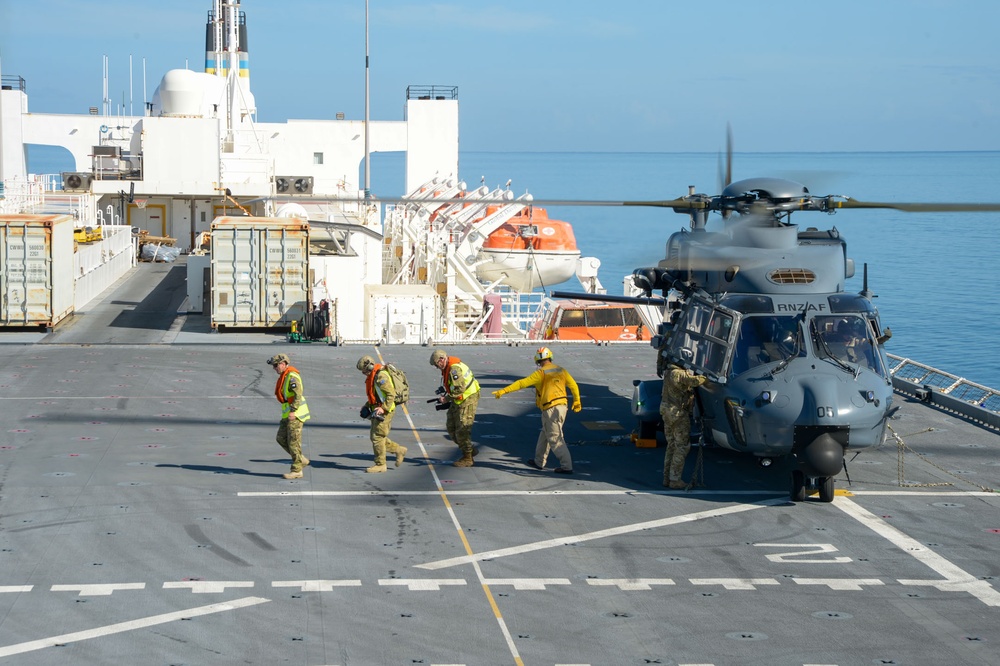 Pacific Partnership 2024-1: Flight Operations Aboard USNS Mercy