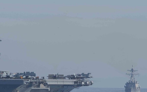 CSG 9 Sailing in Formation