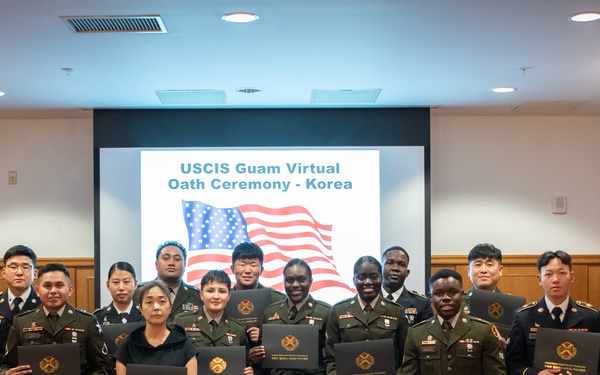 Sixteen Become American Citizens in the Land of the Morning Calm